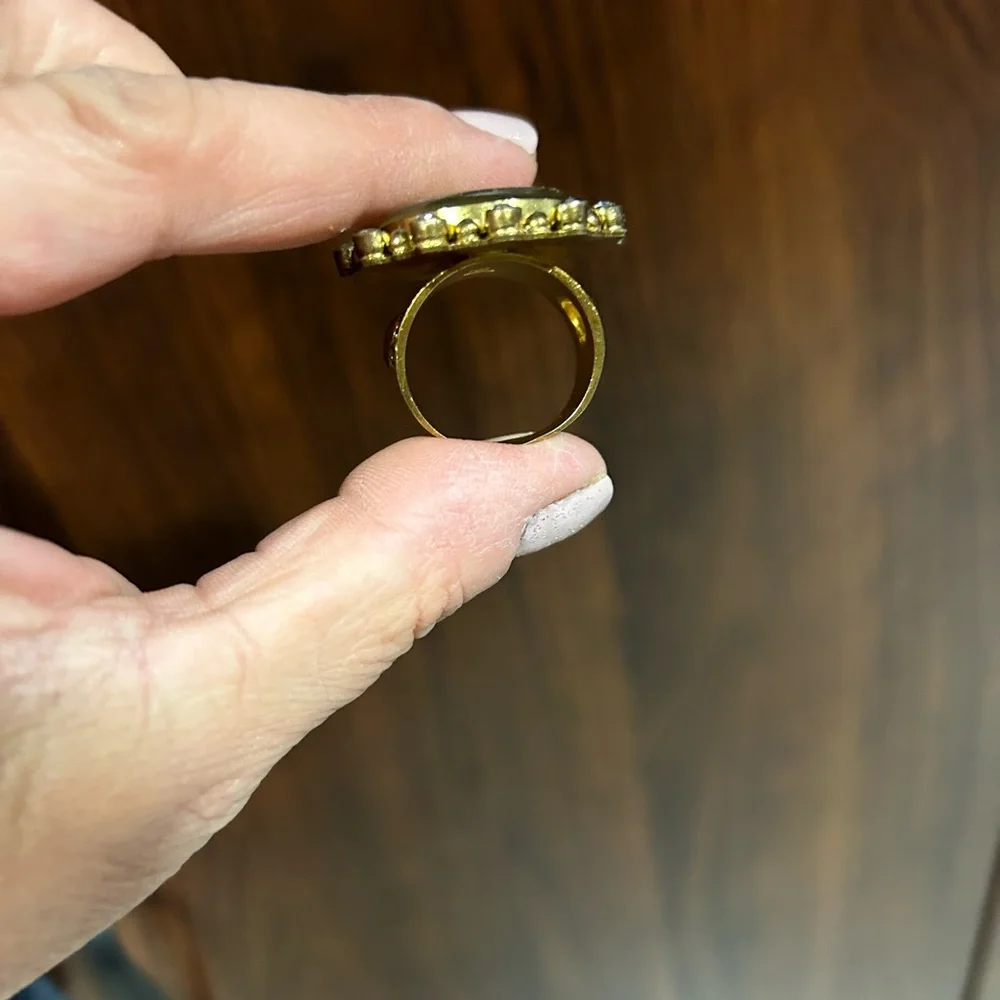 Virgin Saints & Angels Vintage San Benito Ring - Picture 5 of 9